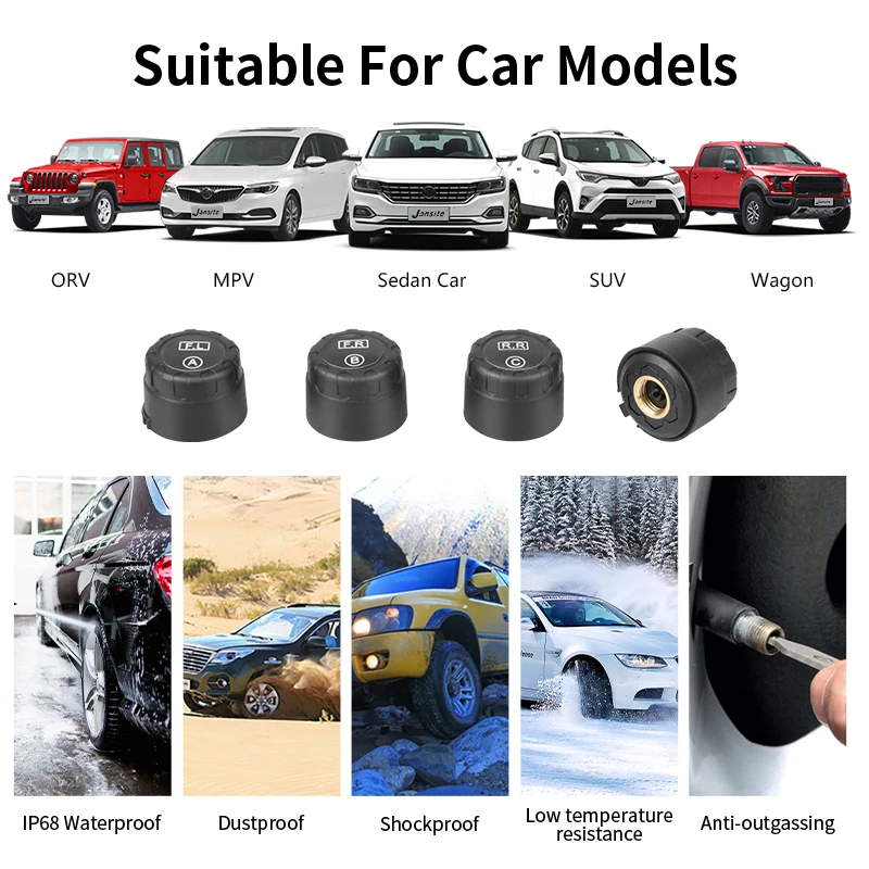 Develuck TPMS   Ʈ ڵ з  ý ׼ , ȵ̵ 巹Ʈ, Ÿ̾ 4 