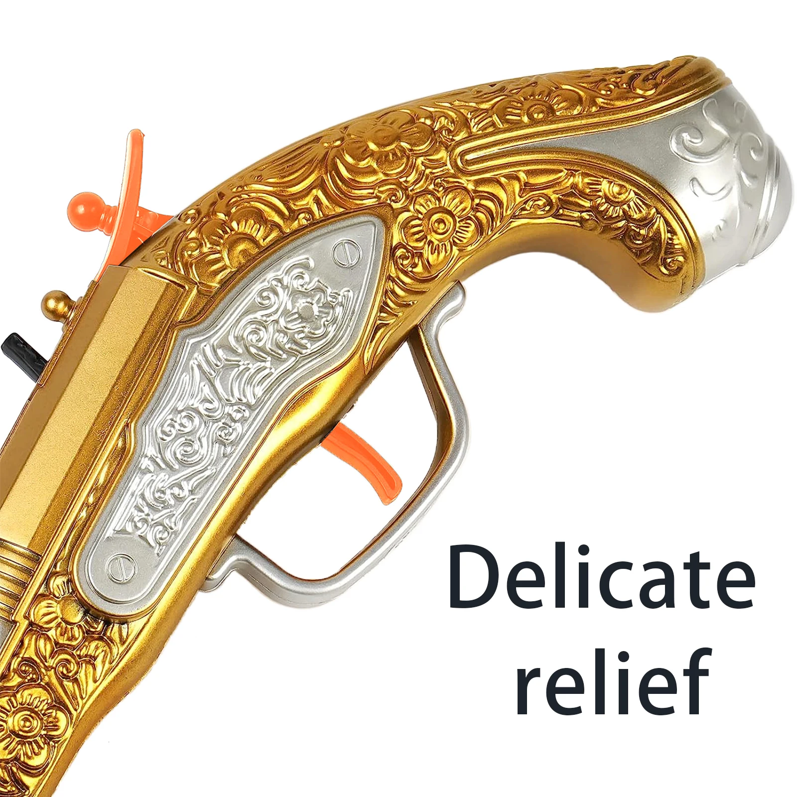 Pirate Toy Foam Blaster for Kids Boys Pirate Flintlock Pistol Toy  gun 4