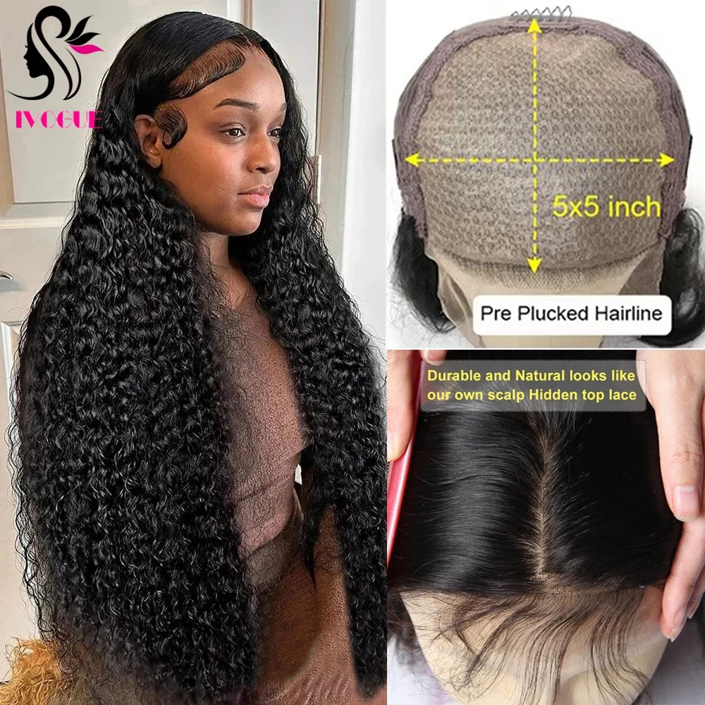 Silk Base Human Hair Wig Kinky Curly Silk Top Lace Closure Wig 26 Long Mongolian Remy Hair Glueless Lace for Women 5x5 human hair wig