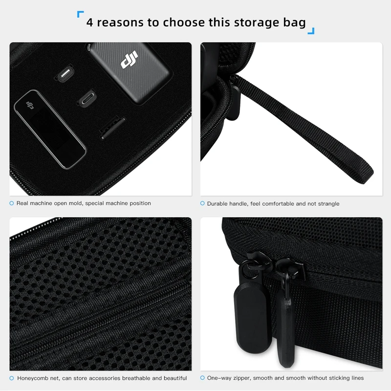 Hard Carrying Case Microphone Storage Bag for DJI Mic Mini Wireless Microphone