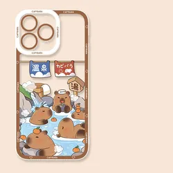 Capybara Cute Clear Phone Case Cover for Redmi Note 8 Pro (S13796)