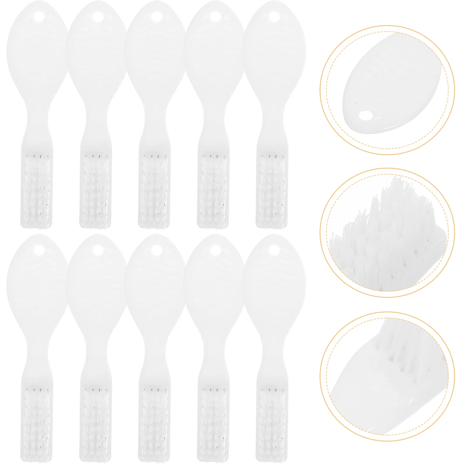 

10 шт., зубные щётки с короткой ручкой