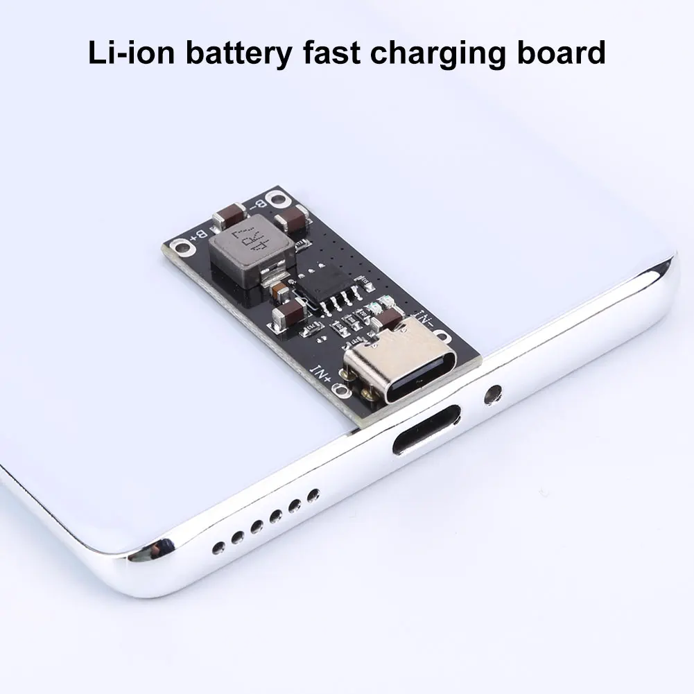 고속 충전 보드, C타입 충전 관리 보드, 표시기 포함, 컴퓨터용 자동 감지, 3A, 5V 4.2V, 4.35V
