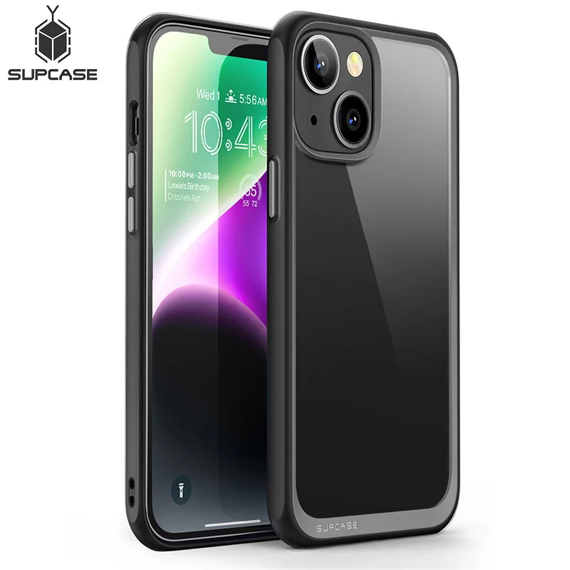 Coque Hybride Anti-Choc Pour IPhone 13 14 12 11 PRO Max Mini Etc - TPU, Compatible Qi, Neuf