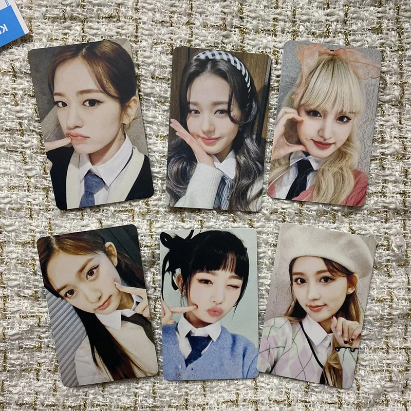 6 шт./компл. Kpop IVE Photocard новый альбом одиннадцать открыток Lomo открытка фотопечать