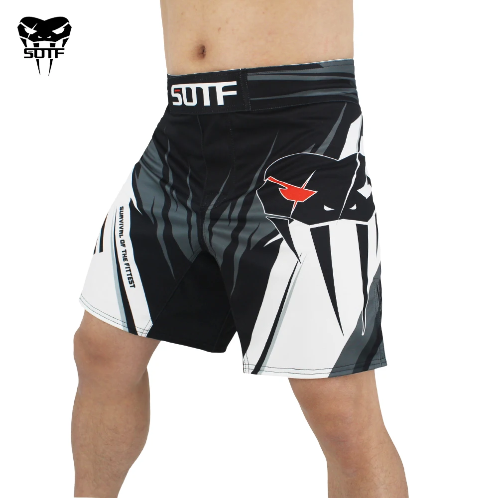 MMA Shorts New MMA Sport Breathable Men's Shorts Boxing Training MMA Short Kickboxing Shorts Muay Thai Kickboxing for Both Men and Women