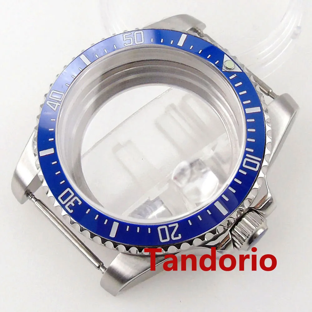 Lancette Orologio Luminose Nere Con Secondo Blu/rosso Per ETA 2824, Miyota 8215, NH35/36