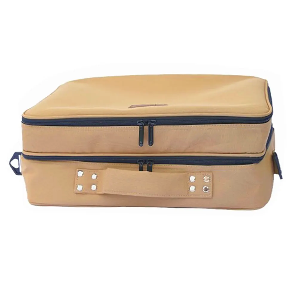 Double Layers Gas Stove Canister Pot Carry Bags Oxford Cloth Versatile Wear Resistant for Baking Tray Cassette Stove Gas