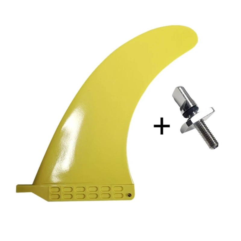 9inch Sup Fin Plastic Longboard Fin For Paddleboard,Stand Up Board Stabilizer Fin Surfing Long Board Keel Fin Nylon Yellow Fin 50pcs rohs nylon plastic reverse pcb board circuit support spacer pillar standoff for hole dia 3 0 4 0mm