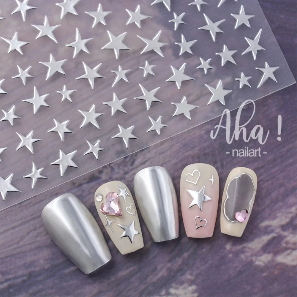 

Nail Accessories Stars Nail Stickers DIY Nail Art Decoration DIY Nail Charms Five-Pointed Stars Nail Decals Manicure Ornaments