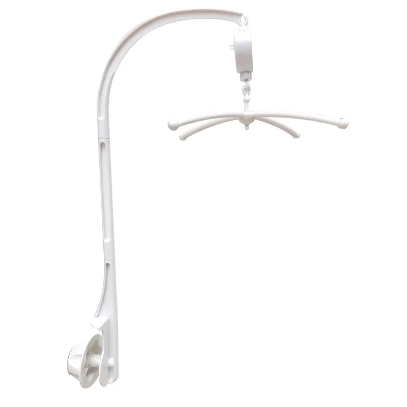 Baby Toys Baby Rattle Toys Musical Hanging Toys Hanging Rattles Toy Wooden Mobile Bracket White Baby Crib Mobile Bed Bell Toys Holder Infant Toy Arm Bracket Wind-up Music Box Baby Toys Carousel Rattles Bracket Set B&eacute;b&eacute;