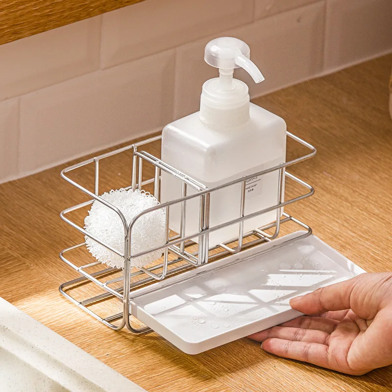 Kitchen Sink Organizer Wall-mounted Multifunctional Drainage Rack