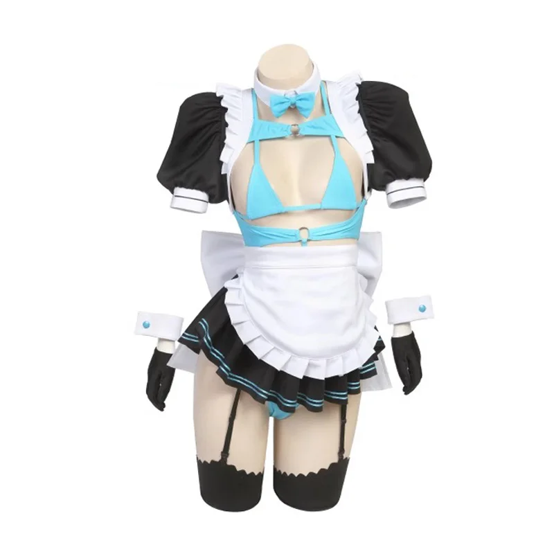 

Anime Blue Archive Itinose Asena Cosplay Costumes Women Sexy Maid Bodysuit Apron Suit Bunny Girl Sexy Uniform Halloween Costume