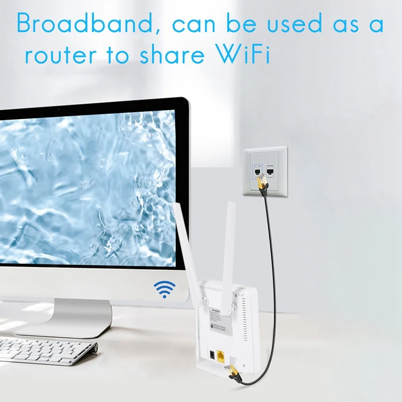 3G 4G LTE Wifi Router 150Mbps Portable Hotspot Unlocked Wireless CPE Router With Sim Card Slot WAN/LAN Port EU Plug