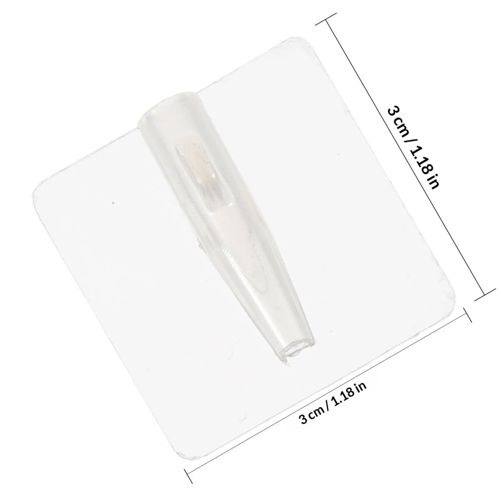 50Pcs 투명 꽃 꽃다발 고정 접착제 접착 스티커 플라스틱 DIY 포장 재료 꽃 가게 용품 꽃