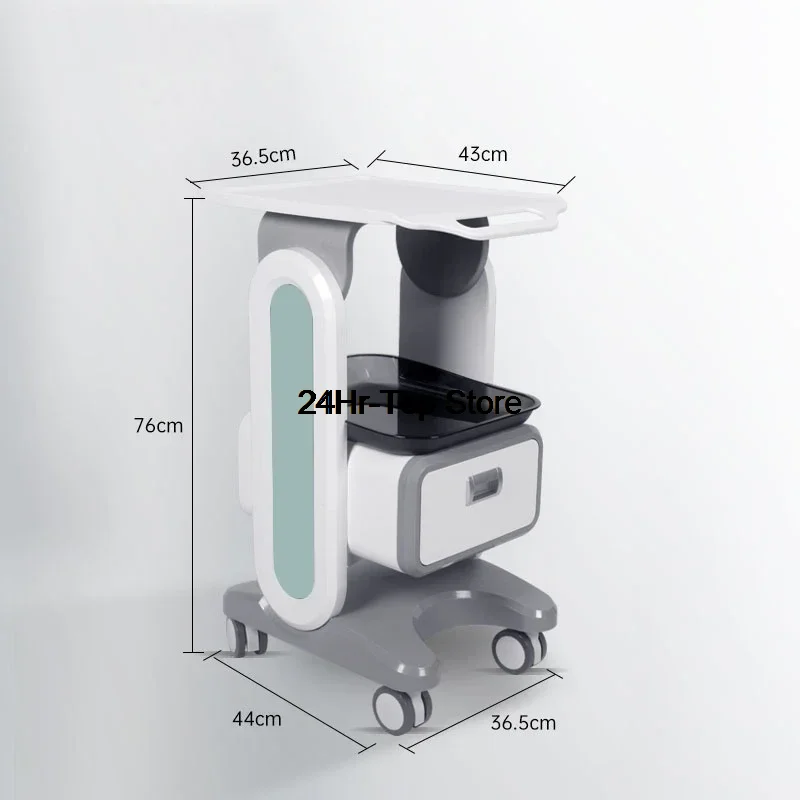 Barber Cosmetic Salon Trolley Tattoo Makeup Cassetti Rolling Salon Trolley Hair Luxury Carrello Attrezzi Salon Furniture Bl50St