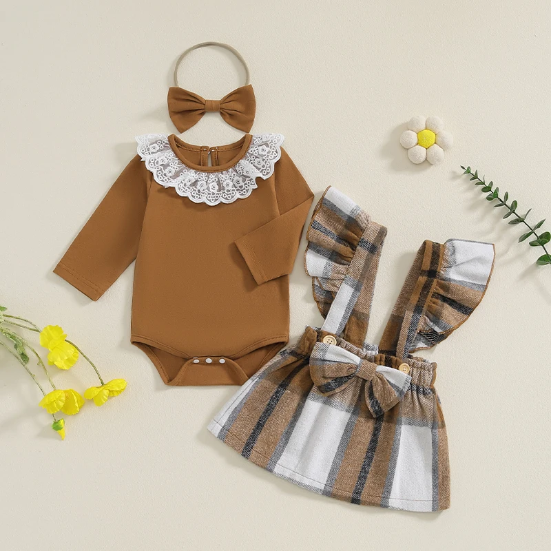Kiapeise My First Thanksgiving Baby Girls Outfits Long Sleeve Letter Romper Tops Tulle Tutu Skirt Headband