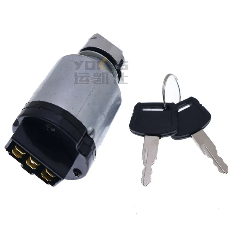 굴삭기 부품 EX200-2 EX200-3 EX200-5 스타터 점화 스위치, 히타치용 2 키 4250350