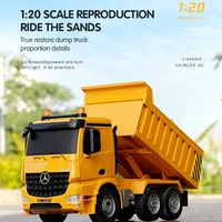 Double Eagle E525-003 Benz Authorized Remote Control Truck Dumper Transporter Simulation Engineering Vehicle Children Gifts 1