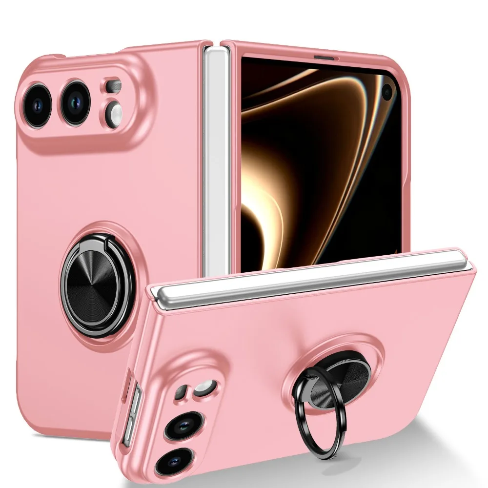 Premium Ultra-Thin Magnetic Ring Kickstand Armor Phone Case - Shockproof & Anti-Scratch Protector