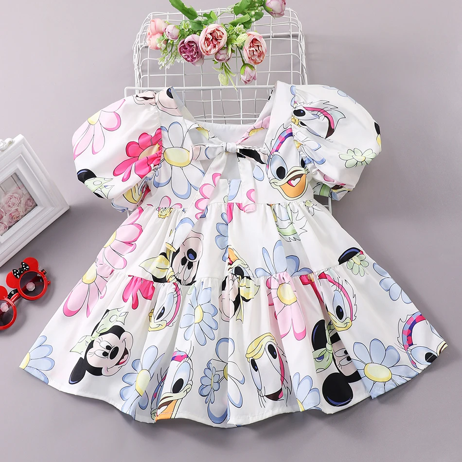 Filles Mickey Minnie dessin animé souris princesse robe enfants Costume 3D  Mickey fantaisie 1-10 ans fête d'anniversaire robe enfant vêtements 2023 