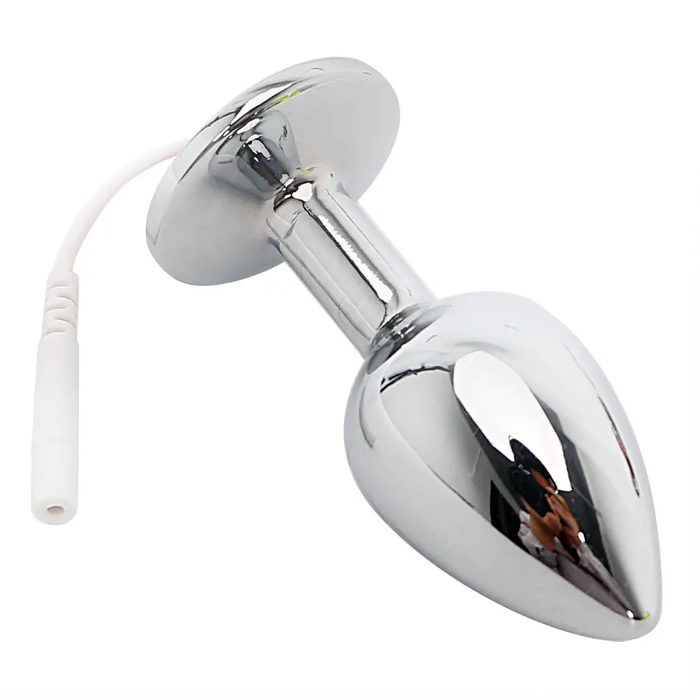 Therapy Massager 28*70mm Medical Themed Toys Electric Shock Anal Plug Adult Products Sex Toys for Men Women Electro Butt Plug