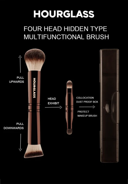 HOURGLASS 4本セット HOURGLASS 4/2 head multifunction hidden makeup brush, for