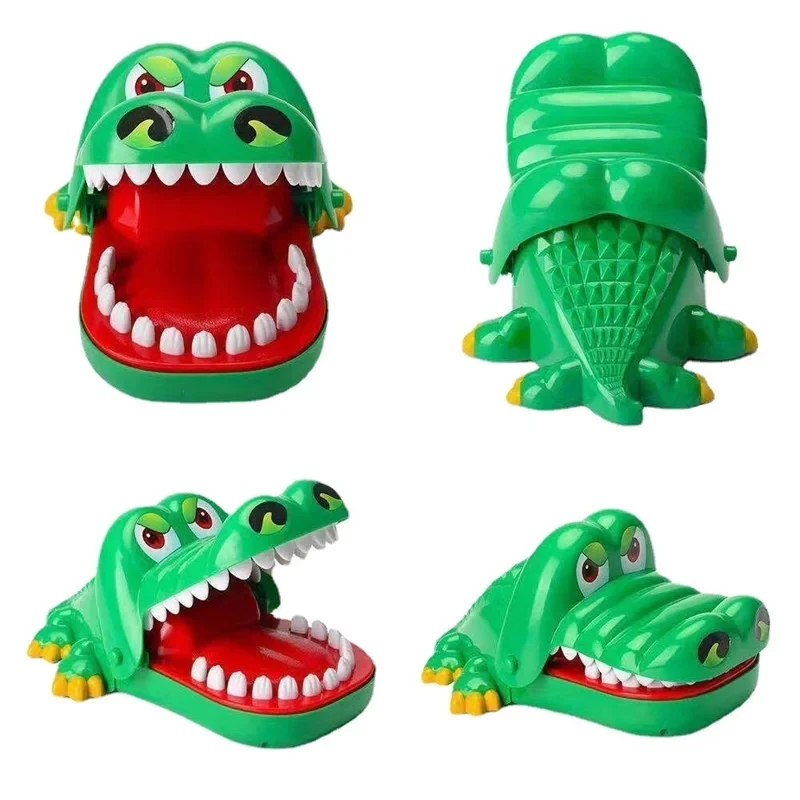 Crocodile Teeth Bite Finger Toys Multiplayer Gaming Party Prank Props Hand-biting Trick Decompression Holiday Parent-child Gift crocodile toys,prank toys,stress relief toys,parent child interactive toy