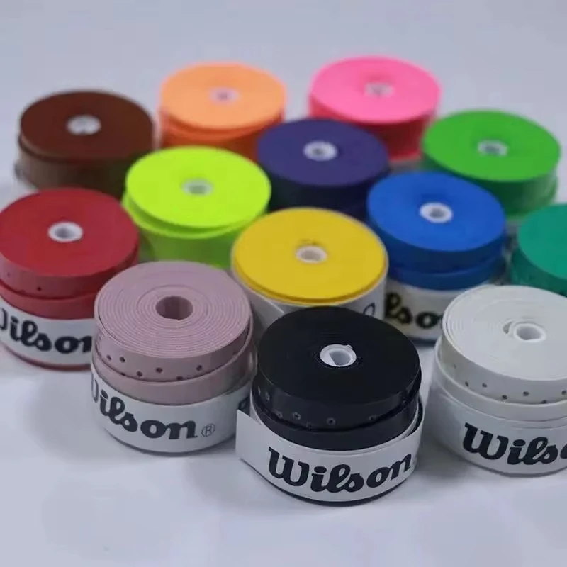 Tennis Overgrip 12Pcs Wilson Racket Overgrip Sweat Band Absorption Tennis Badminton Racket Hand Glue Pu Non Slip