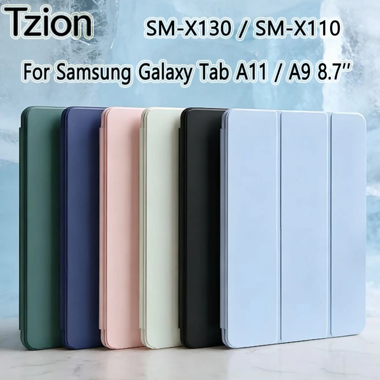 Leather Flip Smart Cover Magnetic Stand Case