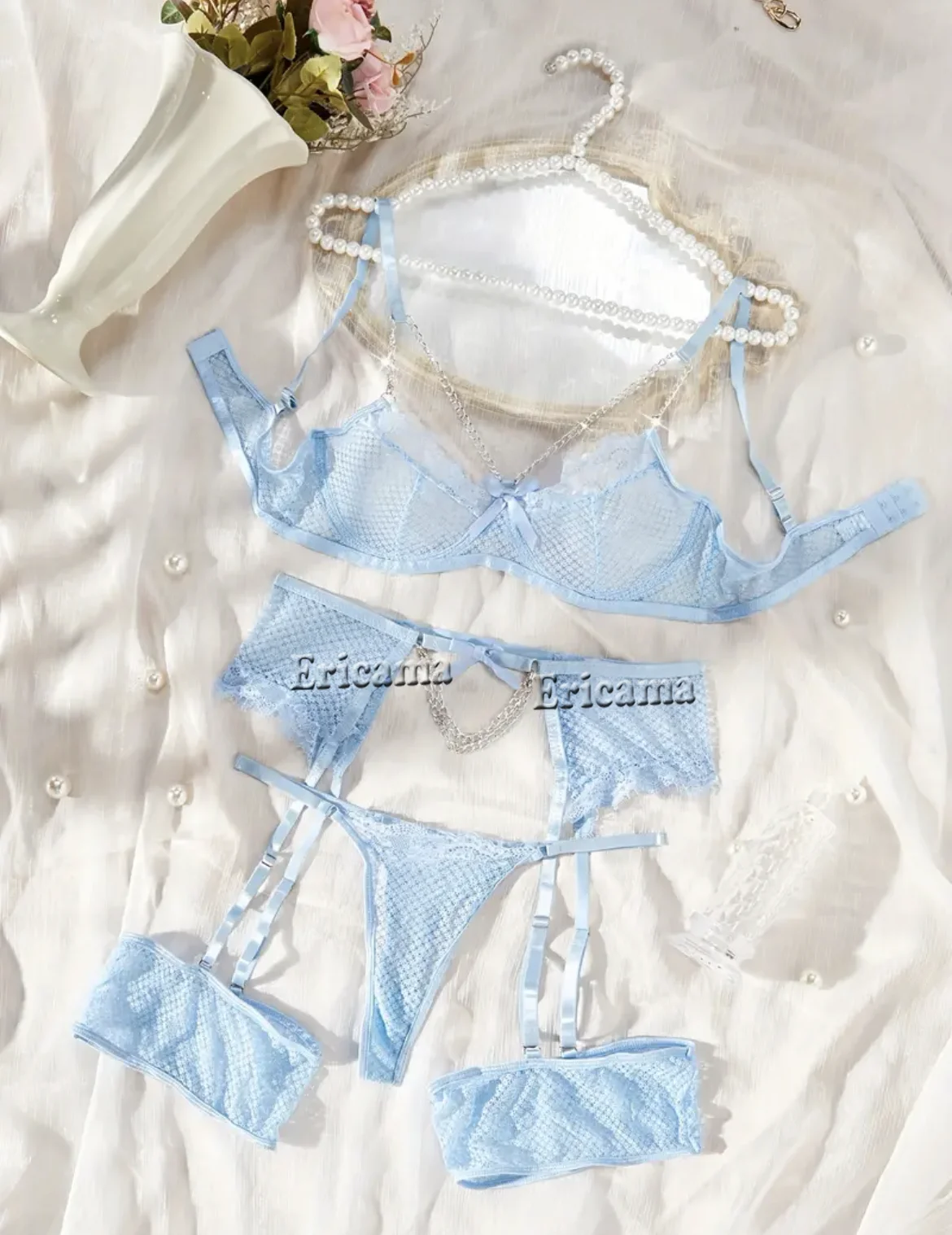 Underwire Exotic Sets Sexy Sensual Brassiere Lingerie Set Women's Underwear Set Push Up thin Bralette Bra and Panty Set