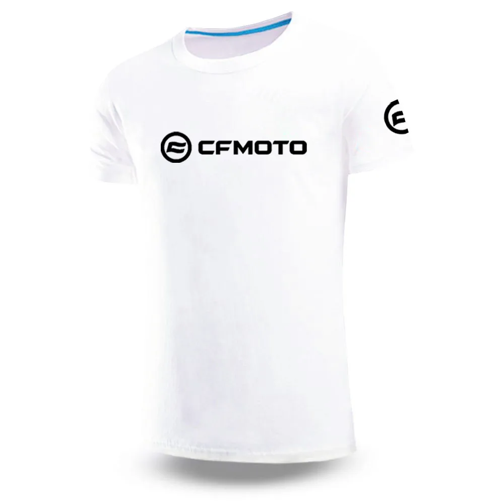 Cfmoto 2023 men's printed T-shirt Harajuku short-sleeved shirt casual sportswear T-shirt