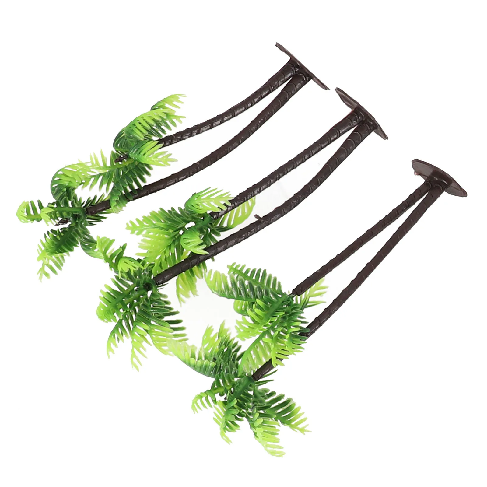 

5PCS Mini Plastic Coconut Palm Trees Miniature Plant Pots Bonsai Craft Aquarium Micro Landscape Decorat Sand Table Scenery Model