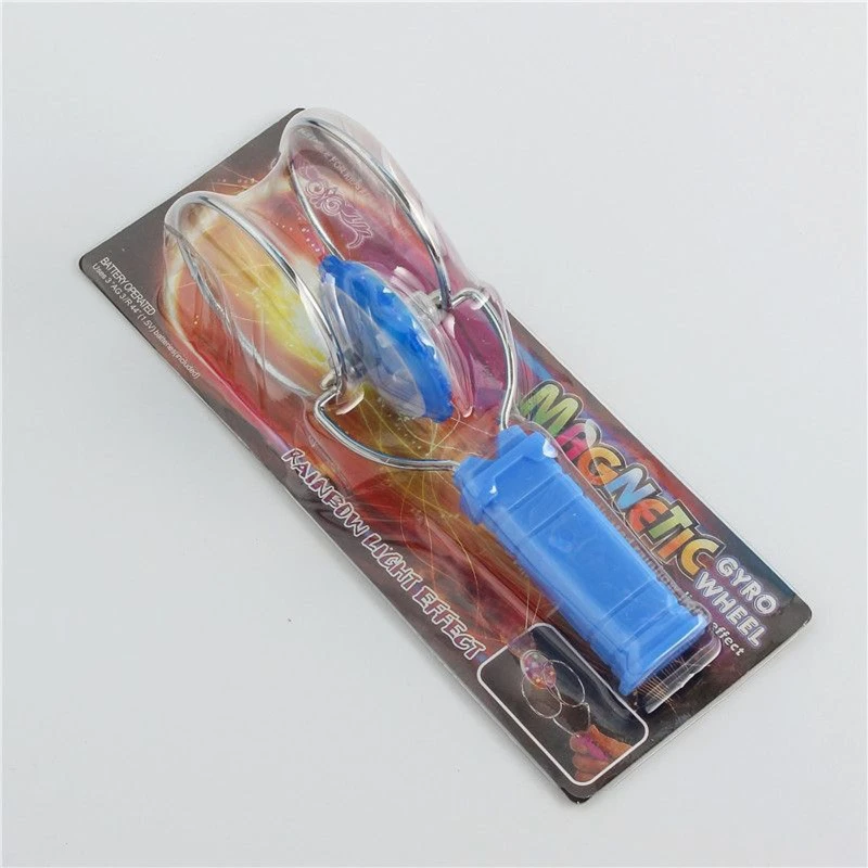 Magnetic Spinning Top Luminous Toy for Children Party Props Flashing Spinner Gyros Wheel Rotation
