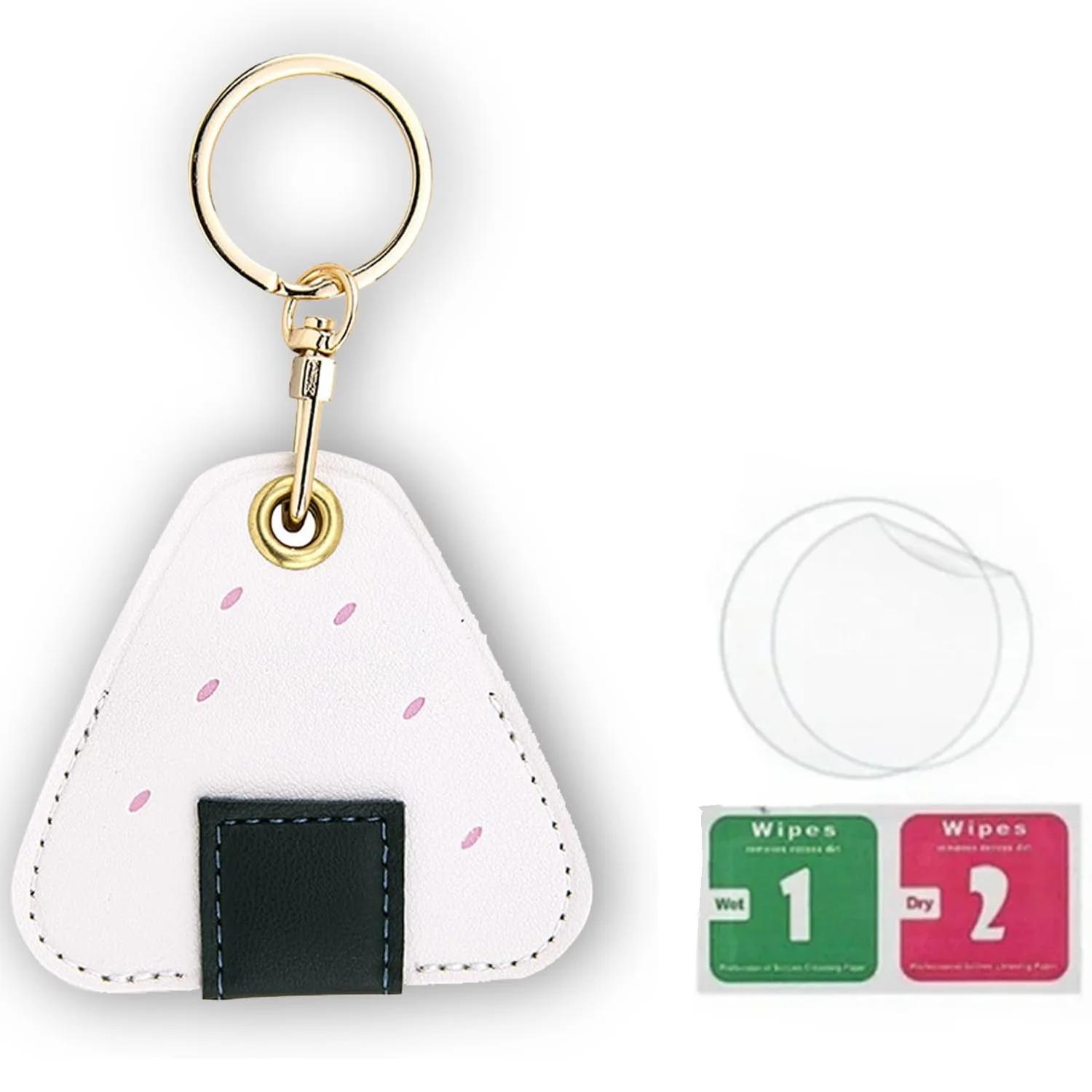 Premium Leather Keychain with Braided Rope - Protective Cover and Anti-Scratch Design