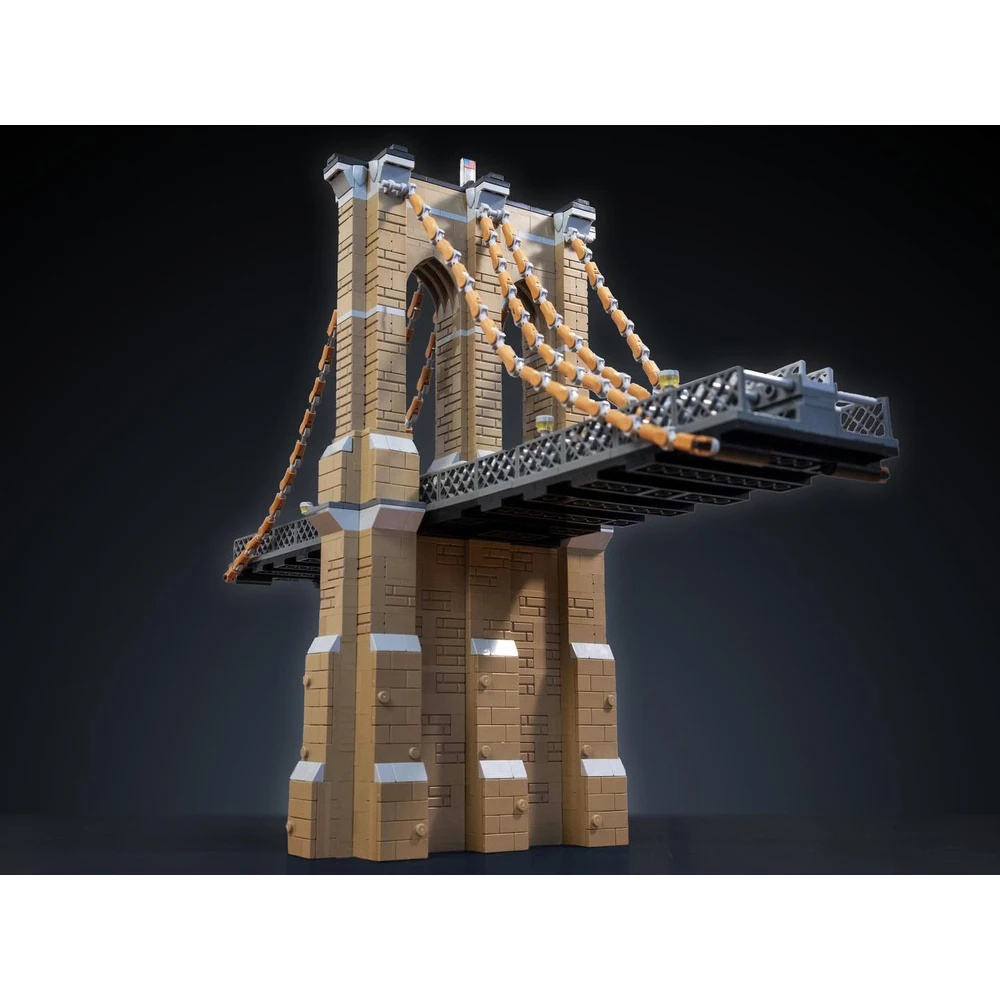 

MOC Building Bricks of Brooklyn Bridge Technology, Modular Blocks, Popular Movie Model, Christmas Toys, DIY Sets, Gifts