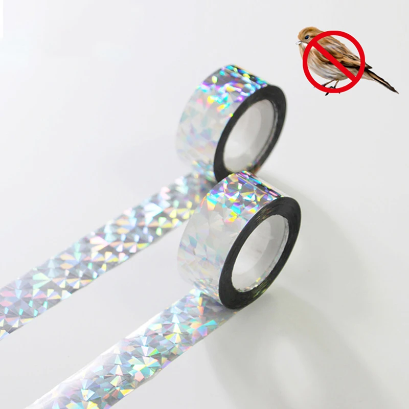 Anti Bird Tape 50M/110M Scare Tape Audible Repellent Fox Pigeons Repeller Ribbon Bird Repellent