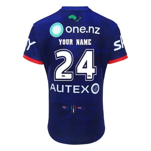 CAMISETA DE RUGBY INDÍGENA PARA HOMBRES DE LOS WARRIORS DE NUEVA ZELANDA 2024/25 CAMISETA HERENCIA ANZAC LOCAL DE LOS WARRIORS talla S-5XL