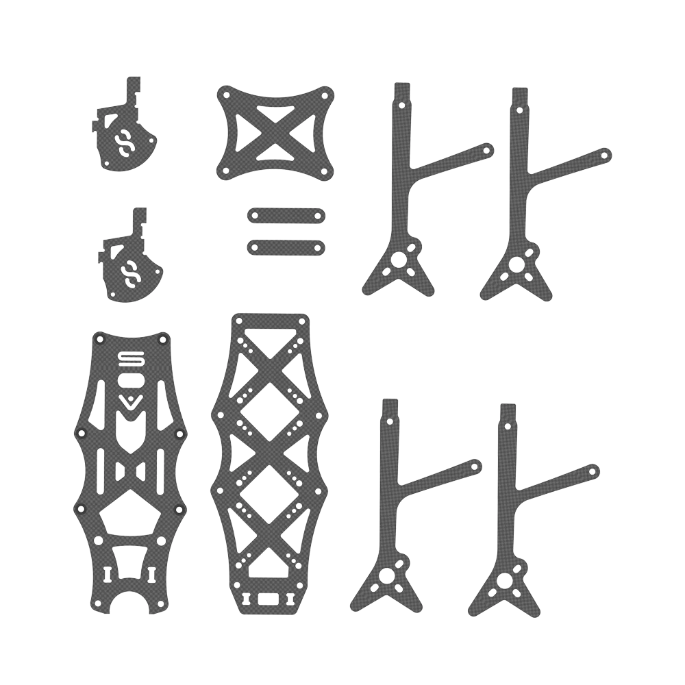 

Запасные части для рамки iFlight оси 5 O3 FPV для средней пластины/верхней пластины/нижней пластины/рычага 1 шт./боковые пластины камеры 1 пара