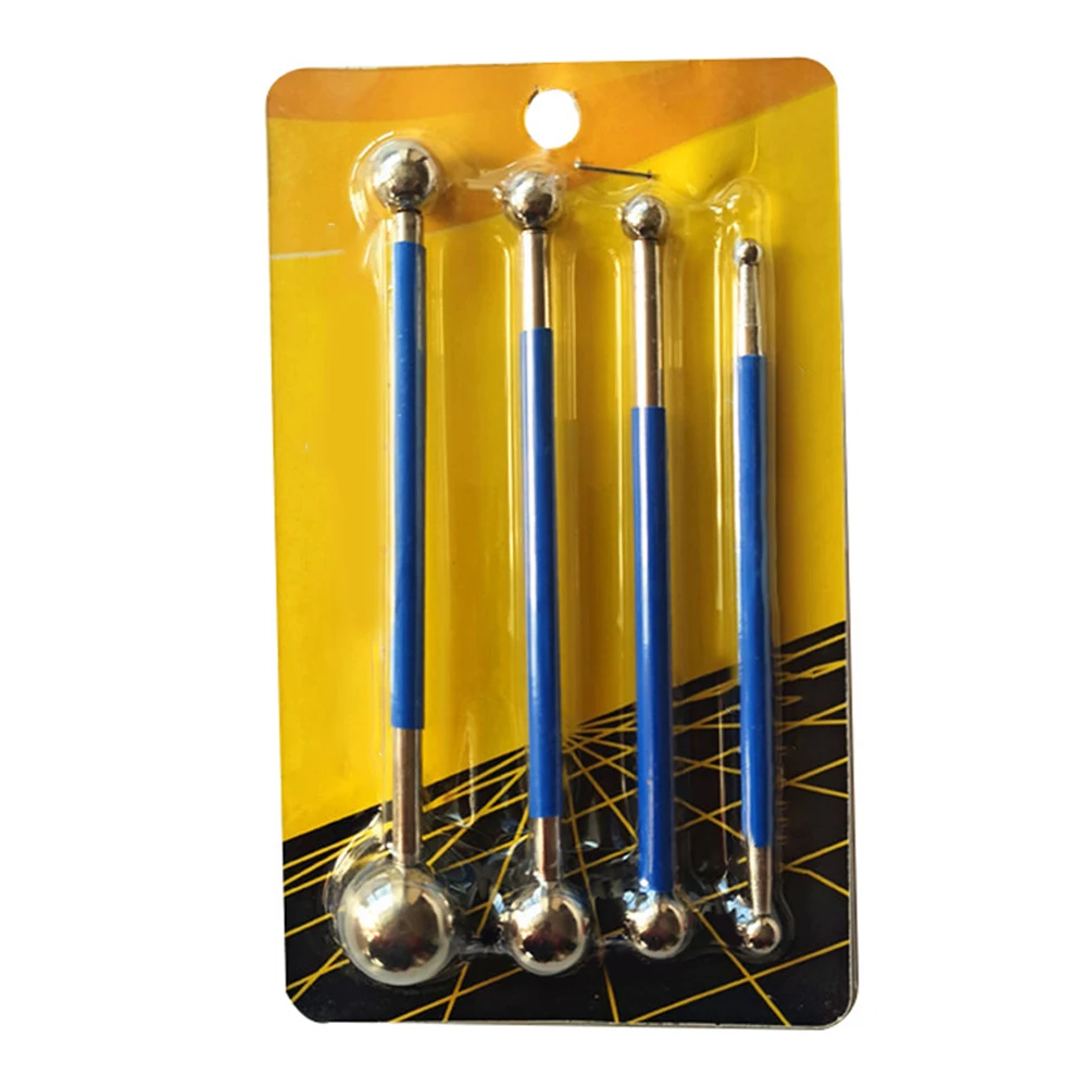 Polymer Clay Tools Seam Steel Ball 1 Set Accessories Blue Color Pressure Seam Steel Ball Stainless Tile Grout polymer clay tool