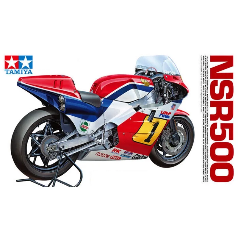 Tamiya 14121 1/12 Nsr500 '84 Racing Motorcycle Sport Handmade Moto Hobby Toy Plastic Model Building Assembly Kit