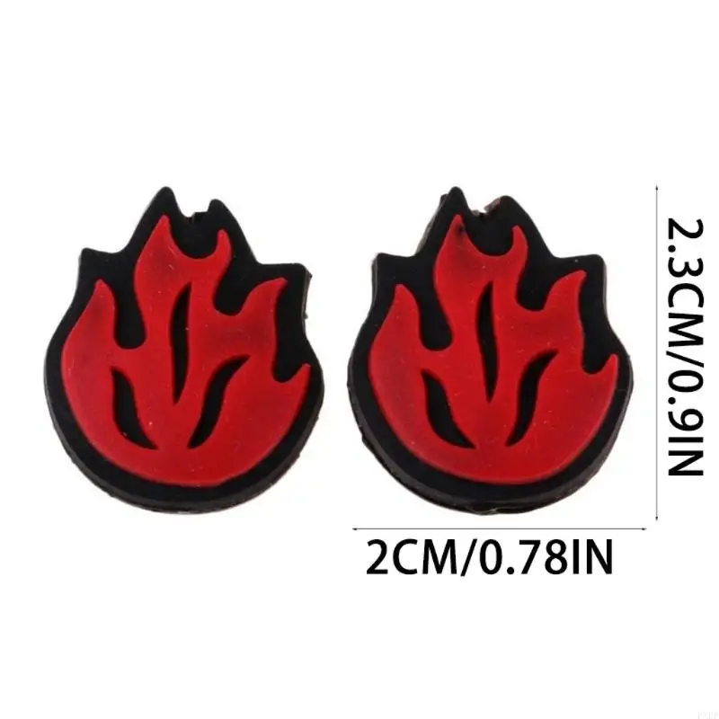 Flame Soft Silicone Racquet Vibration Dampeners - 2pcs Pack