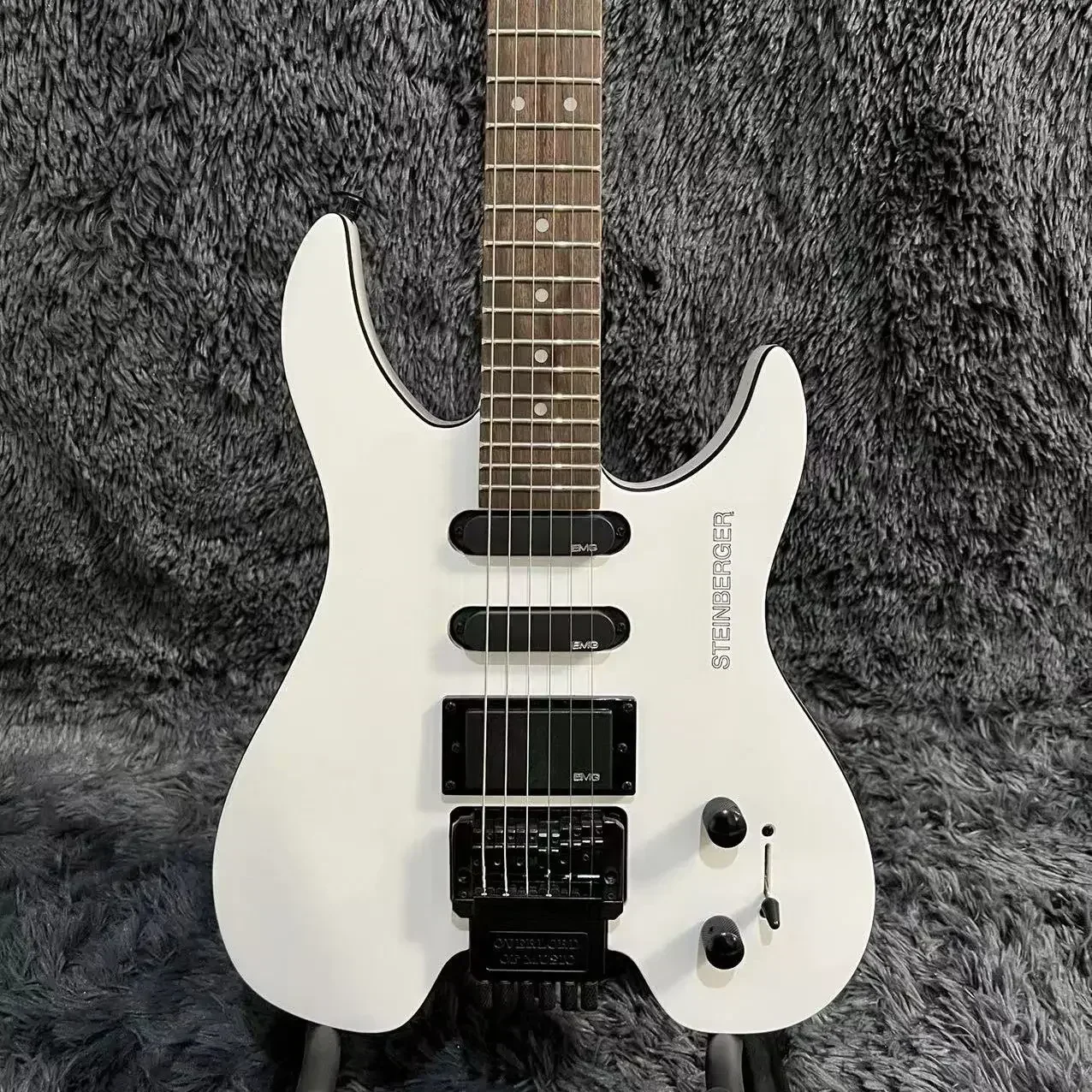 Chitarra Elettrica Steinberger, Colore Bianco, Corpo In Mogano, Tastiera In Palissandro, Chitarra A 6 Corde, Violino, Spedizione Gratuita