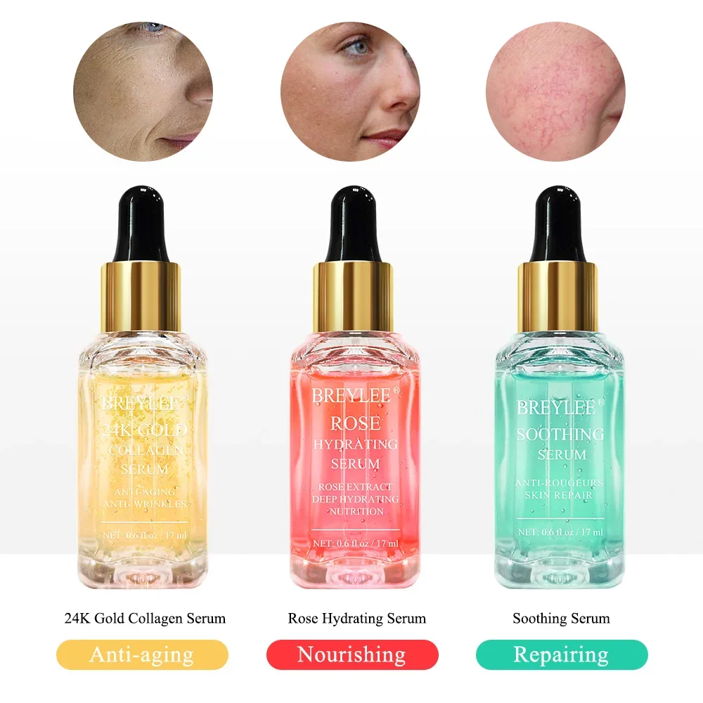 BREYLEE Siero Viso al Retinolo con Vitamina C, Essenza Illuminante, Acido Ialuronico Idratante, Crema Anti-Età Rassodante per la Cura della Pelle 17ml - immagine 4
