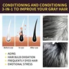 100ml Black Hair Dye Shampoo Natural Rapid Scalding and Dyeing Repair Hair Roots Repairing Improve Gray Hair Brown Black Shampoo 4