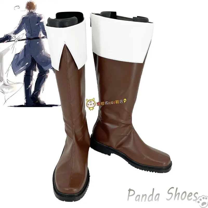 

Hetalia Axis Powers Feliciano Vargas Cosplay Shoes Anime Game Cos Long Boots Comic Cosplay Costume Prop Shoes for Con Halloween