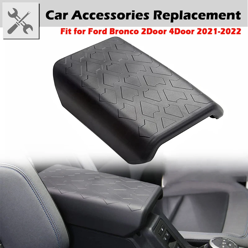 

Rhyming Car Center Console Scratch Resistance Armrest Cushion Cover Lid Fit For Ford Bronco 2021 2022 2/4 Doors Car Accessories