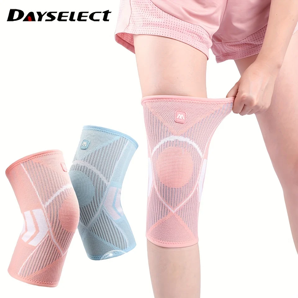 

1pc Non-Slip Knee Brace: High Elasticity, Breathable & Sweat-Absorbing Knee Pad Protector for Sports, Gym, Hiking Weightlifting