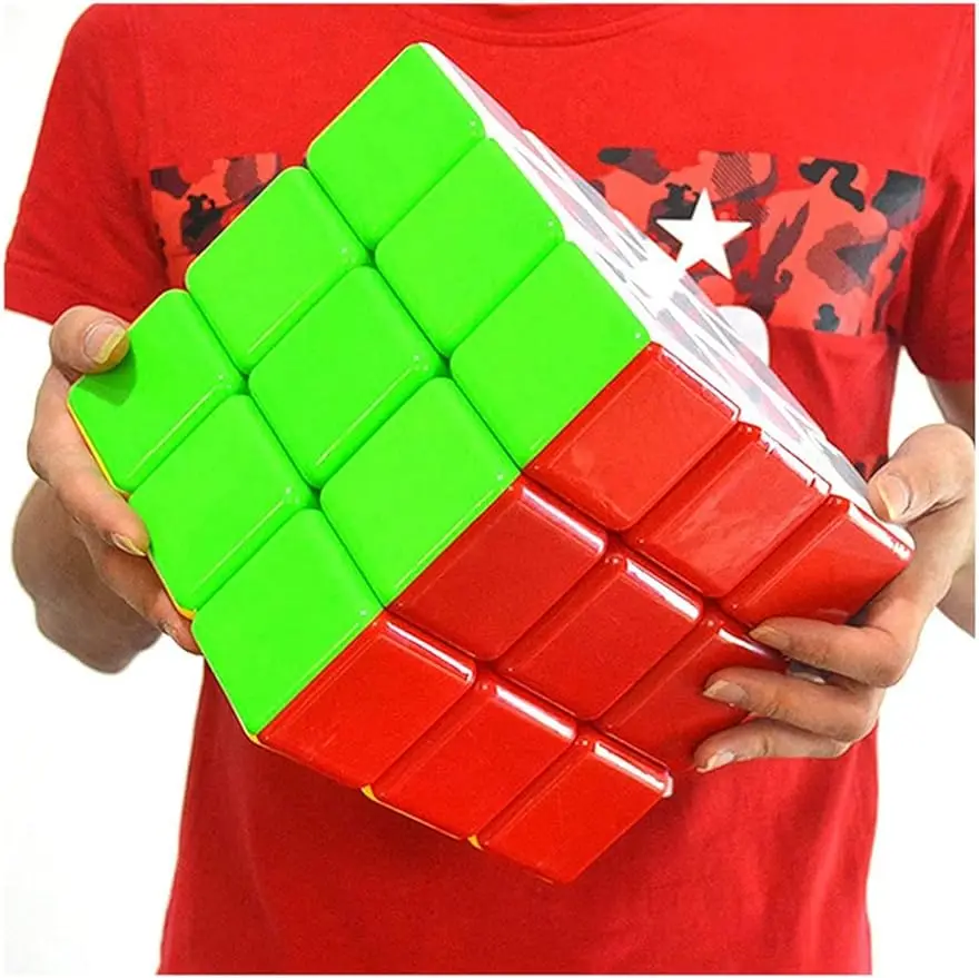Huge Cube 18cm 3x3x3 Magic Cube Super BigCube Stickerless Speed Cubo 18cm Large Cube Educational Toy Large Cubo 3x3x3 180mm super slim pancake motor ok42sth20 104a xh400 for bmg extruder prusa i3 mk3s blv mgn cube v2 4 voron 2 4 switchwire