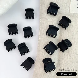 Elegant Black Mini Hair Claw Clips - Set of 12/24 Fashion Accessories (12pcs 1)